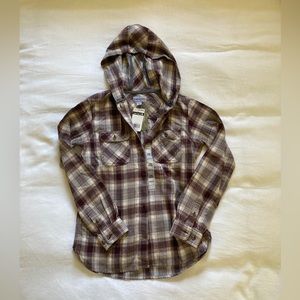 Carhartt Women’s flannel hoodie shirt. Brand new with tags.